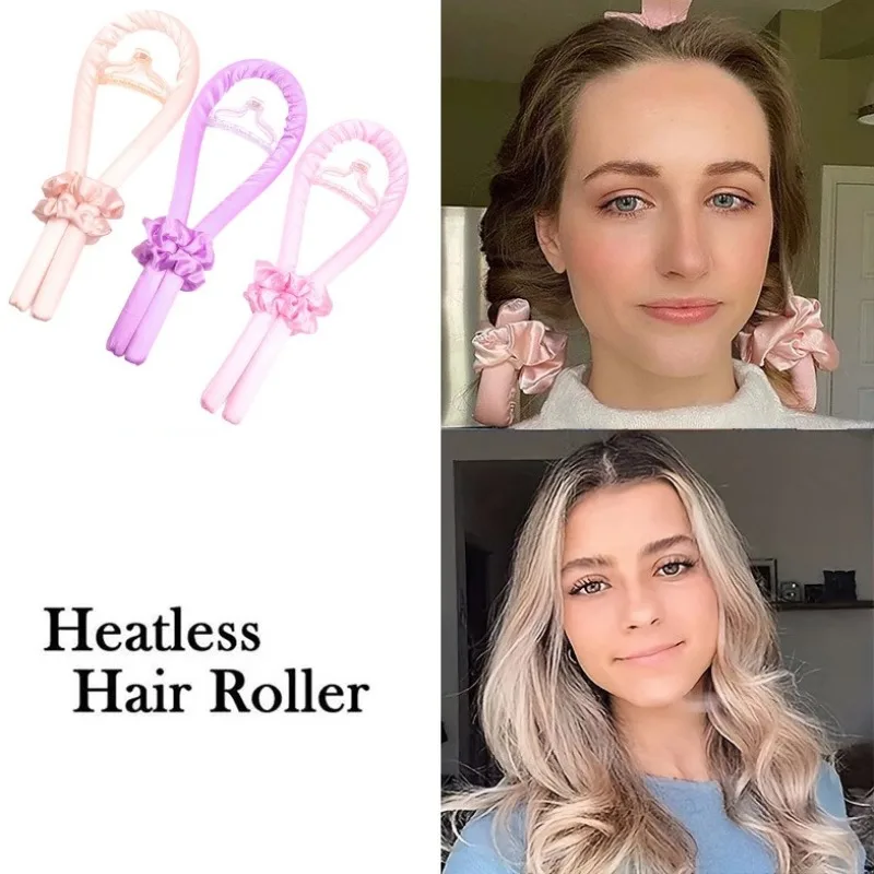 Heatless Curling Rod Headband No Heat Hair Curler Lazy Hair Rollers Soft Hair Curlers Sleeping Curls Curling Hair Styling Tools