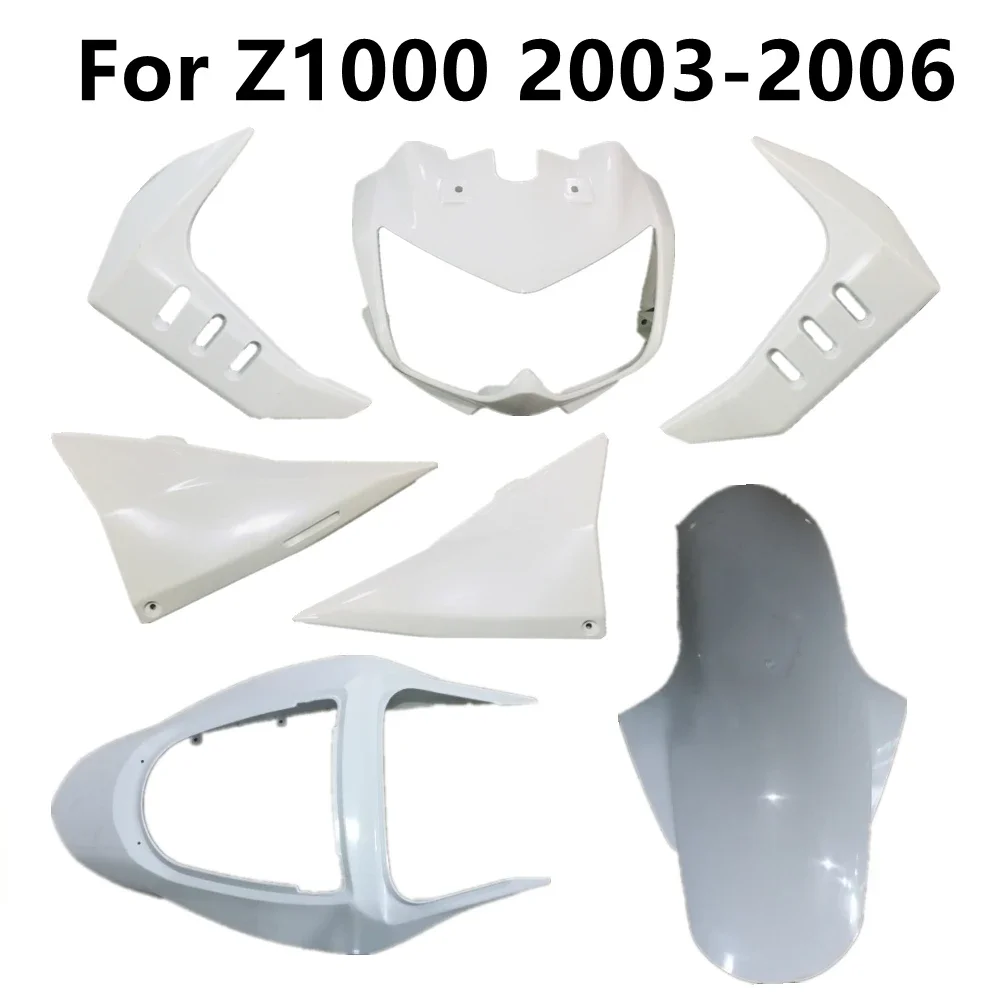 for Kawasaki Z1000 2003 2004 2005 2006 High Quality Unpainted Fairing Bodywork Components Plastic Parts Injection Accessories