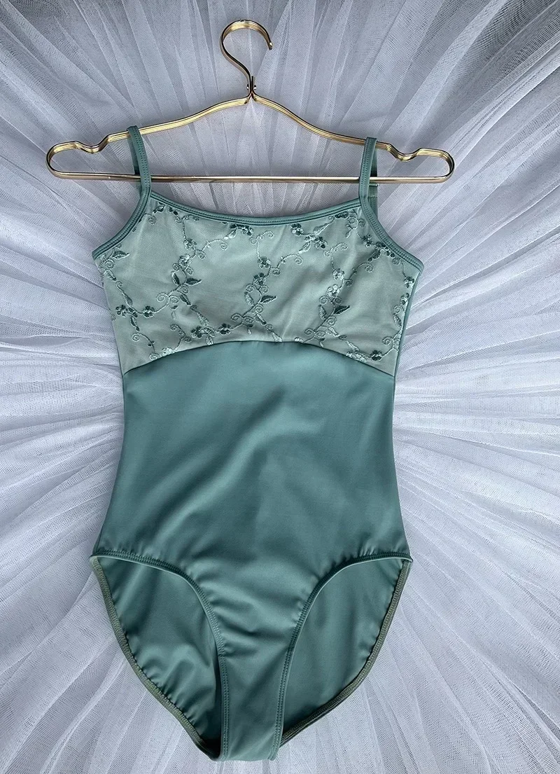 Body da danza classica Donna Nuovo stile Tuta da ballo elegante Pratica quotidiana per adulti Abiti da ballo per balletto Body da yoga