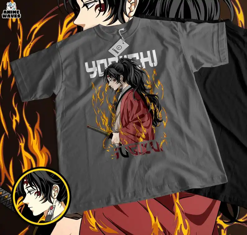 Ancient Samurai Unisex T-shirt - Anime and Manga Art, Feudal Japan Era, Legendary Swordsman Design, Traditional Japanese Influen