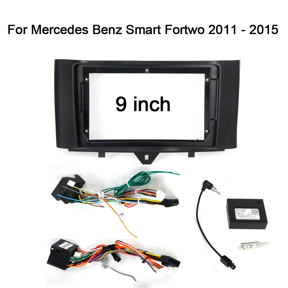 

Автомагнитола 2 Din на Android с 9 дюймовым экраном для Mercedes Benz Smart Fortwo 2011 2012 2013 2014 2015