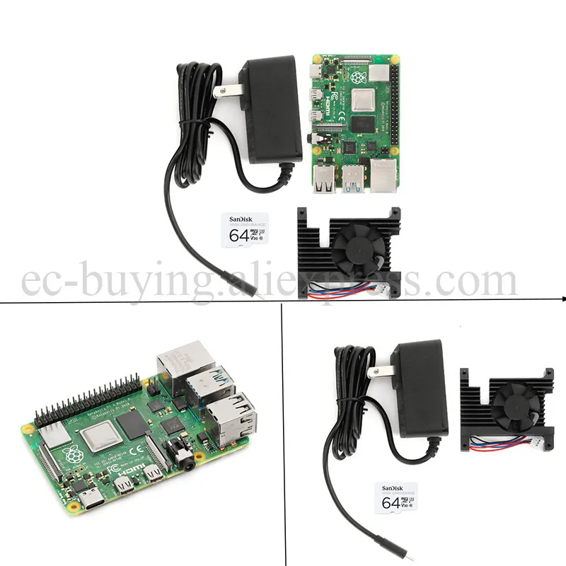 Raspberry Pi4 Computer Model 2GB 4GB 8GB Raspberry Pi 3 4 Model B Pi4 4B B- B+ Development Board Module Programming AI Starter