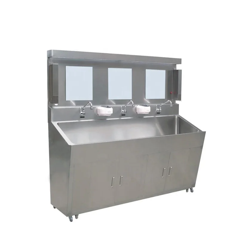 Medical Instrument Washbasins Portable Sink Scrub for Hospital Long Life and Fast Response Wash Hand Sinks Surgical Equipment