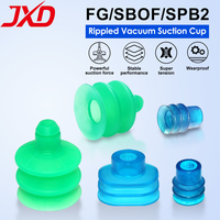 JXD Robot Suction Cup SPB2/FG/SBOF Multi-Layer Industrial Silicone Pneumatic Accessory - High-Strength Vacuum Suction Cup Nozzle