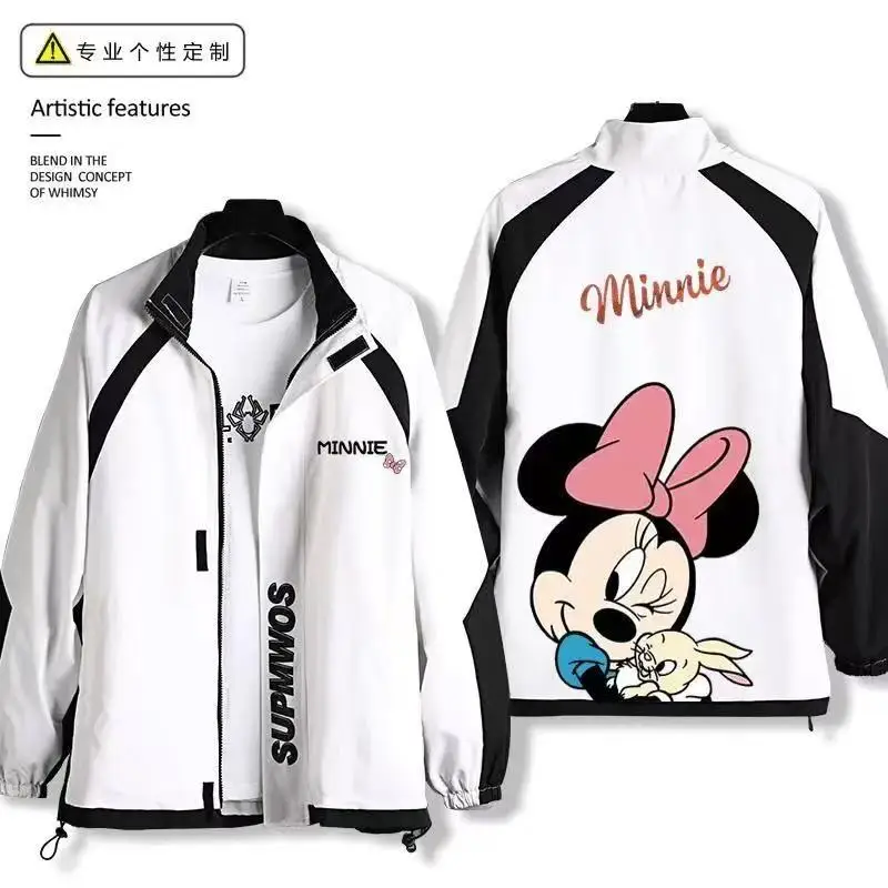 

Mickey Mouse Disney Co branded Clip Overcomes Cartoon Mickey Mouse Couple Casual Trendy Brand Stormtrooper Jacket