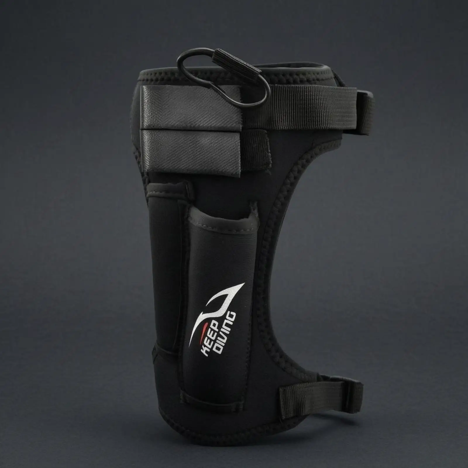 Leg Mount Sheath Neoprene Build Curved Pocket for Underwater Use