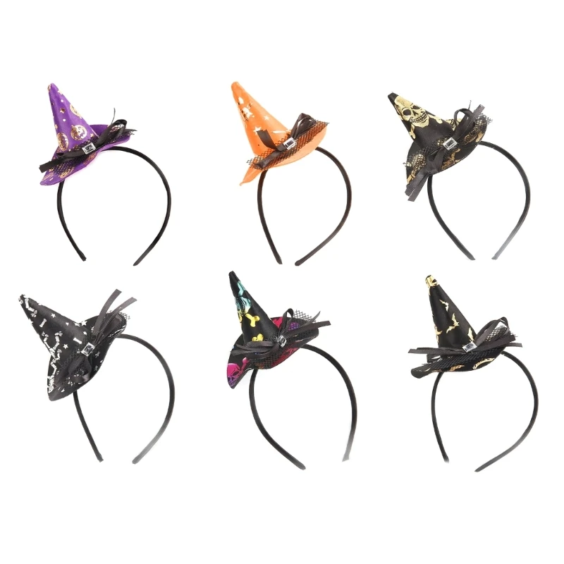 

Halloween Party Headpiece Witch Hairband Boys Girls Cosplay Witch Costumes