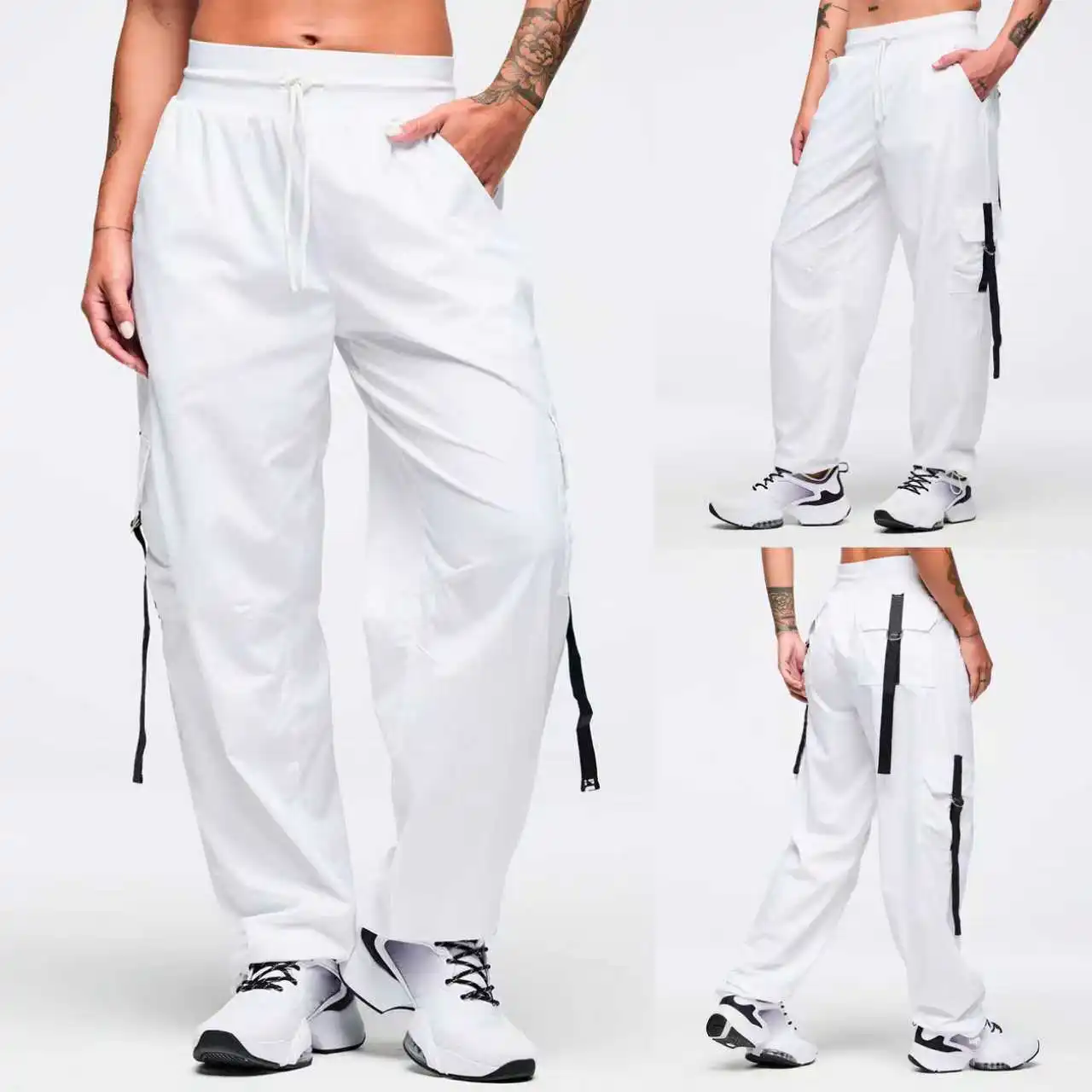 Quick Dry Loose Sports Pants Men Women Dance Fitness Peak Series New J644