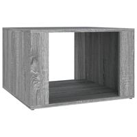 vidaXL  Grauer Sonoma Nachttisch aus Holzwerkstoff 57x55x36 cm - Ideal für Bücher und Kleingegenstände