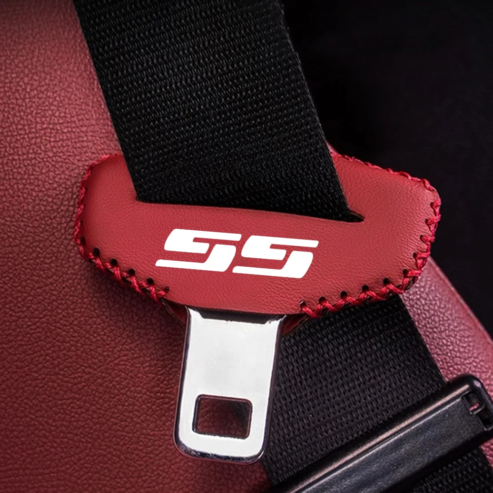 Funda protectora para cinturón de seguridad de coche, Clip para cinturón de seguridad de coche, enchufe de inserción para cinturón de seguridad para Chevrolet SS Camaro SS, accesorios para coche