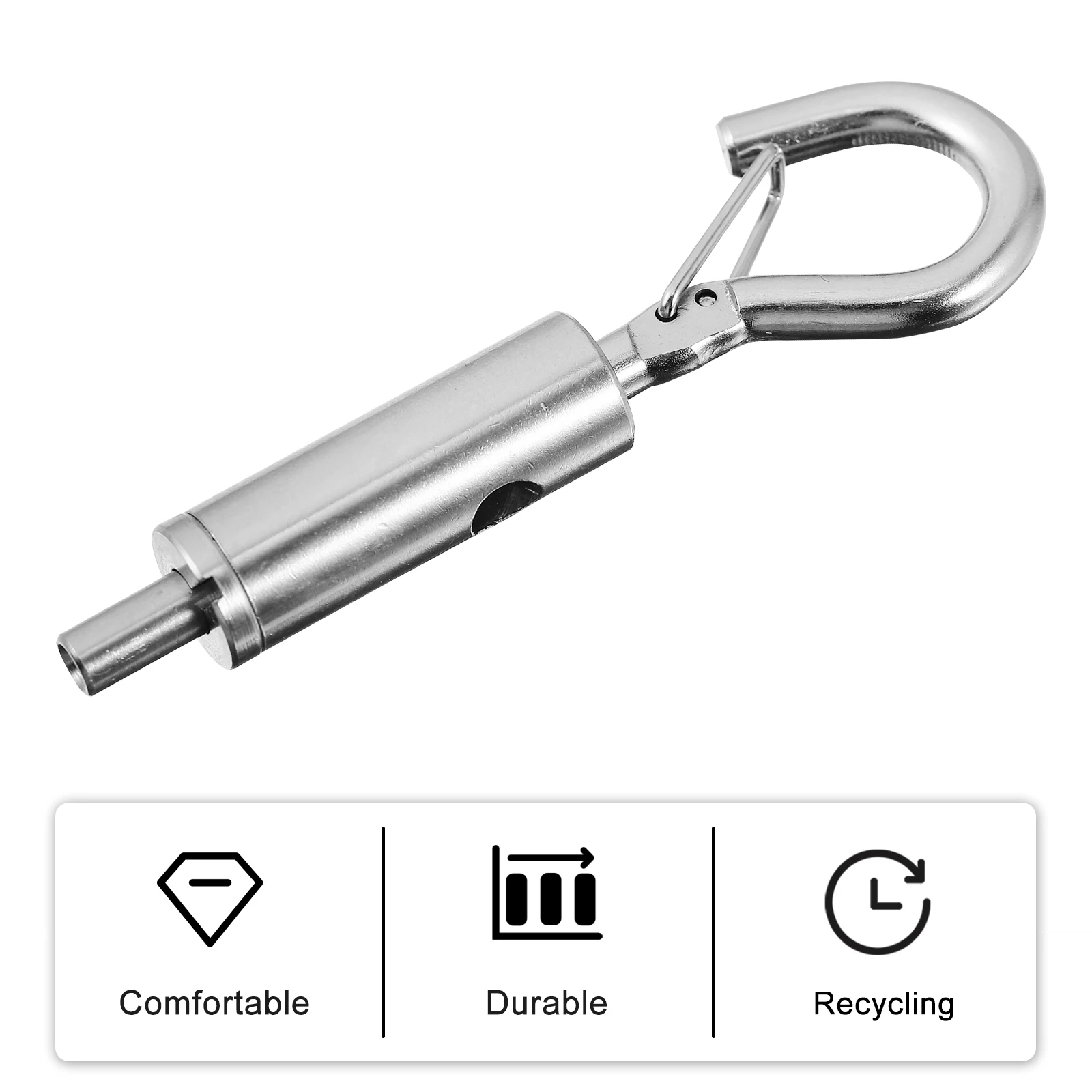 

10pcs Cable Guide Hooks Stainless Steel Spring Buckles Adjustable Wire Organizers Durable Non Rust Cable Accessories