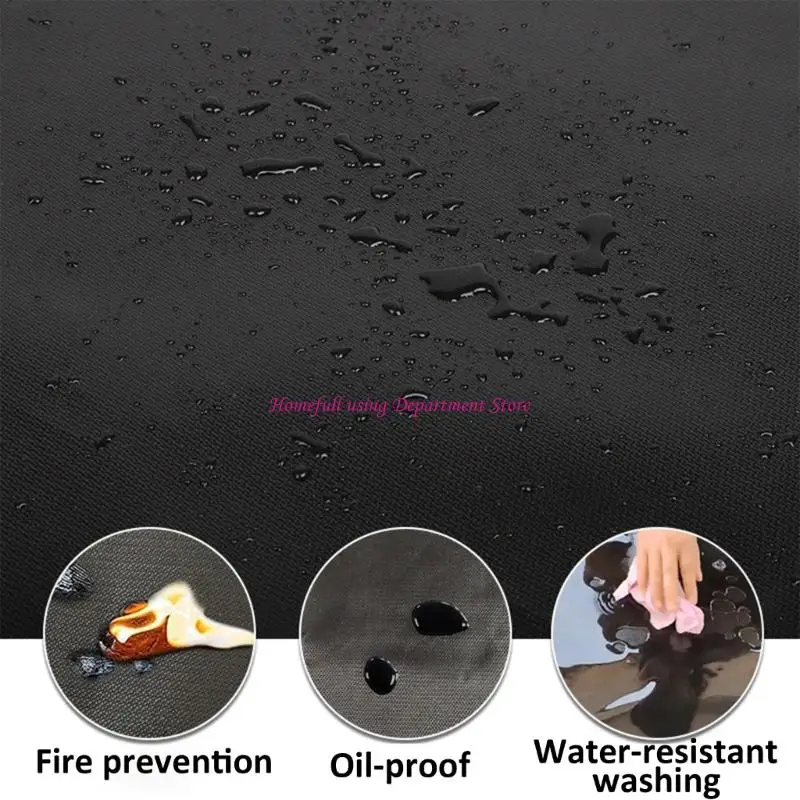 

Маслостойкий нескользящий коврик для барбекю для безопасного приготовления пищи во время семейных посиделок