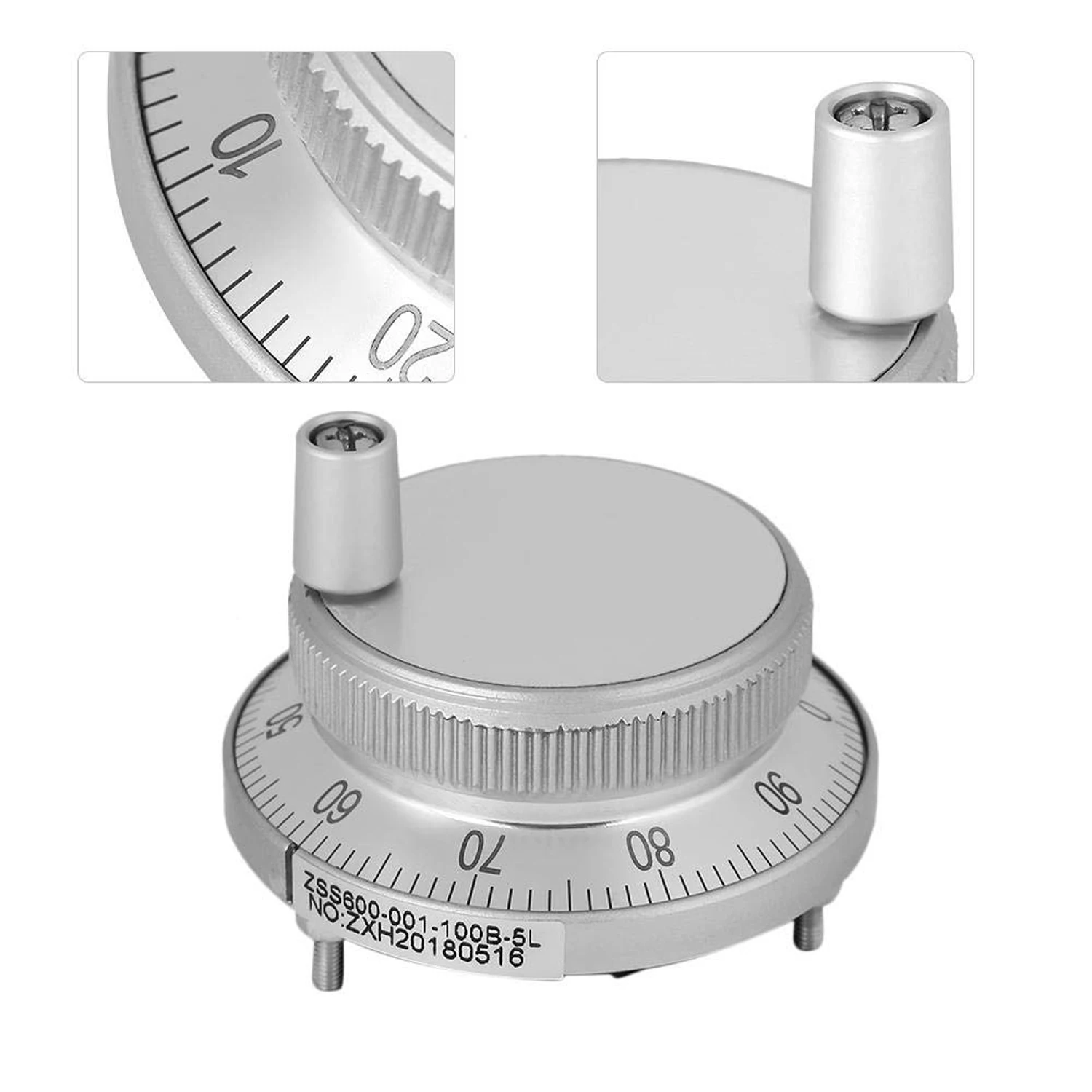 Dia 60/80mm Cheap Price Electronic Handwheel Rotary Encoder For CNC A860 Hand Wheel Machine Electronic Rotary Encoder 25/100 PPR