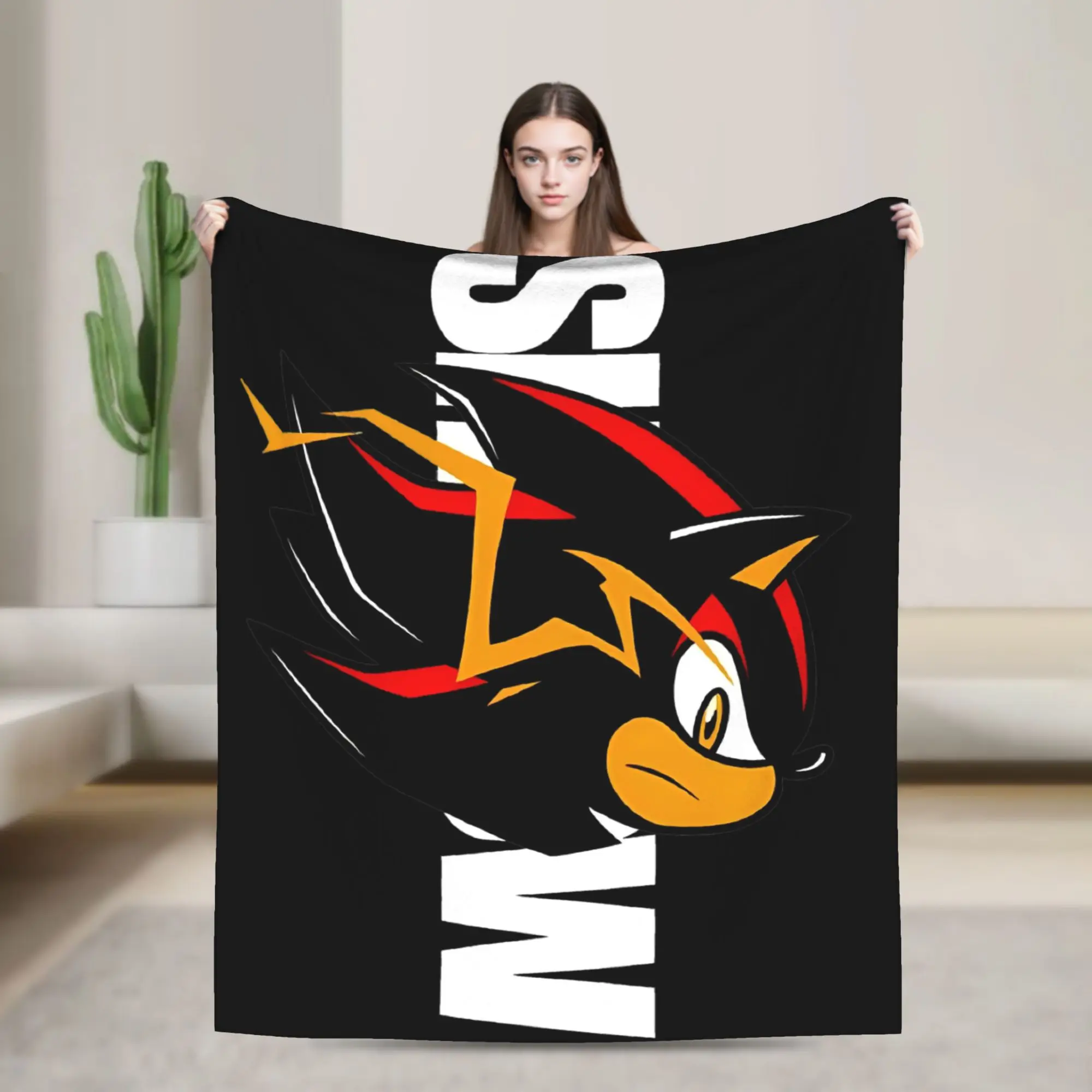 

Одеяло с изображением ежика из фильмов, фланелевое новое мягкое одеяло для кровати, дивана, весна/осень