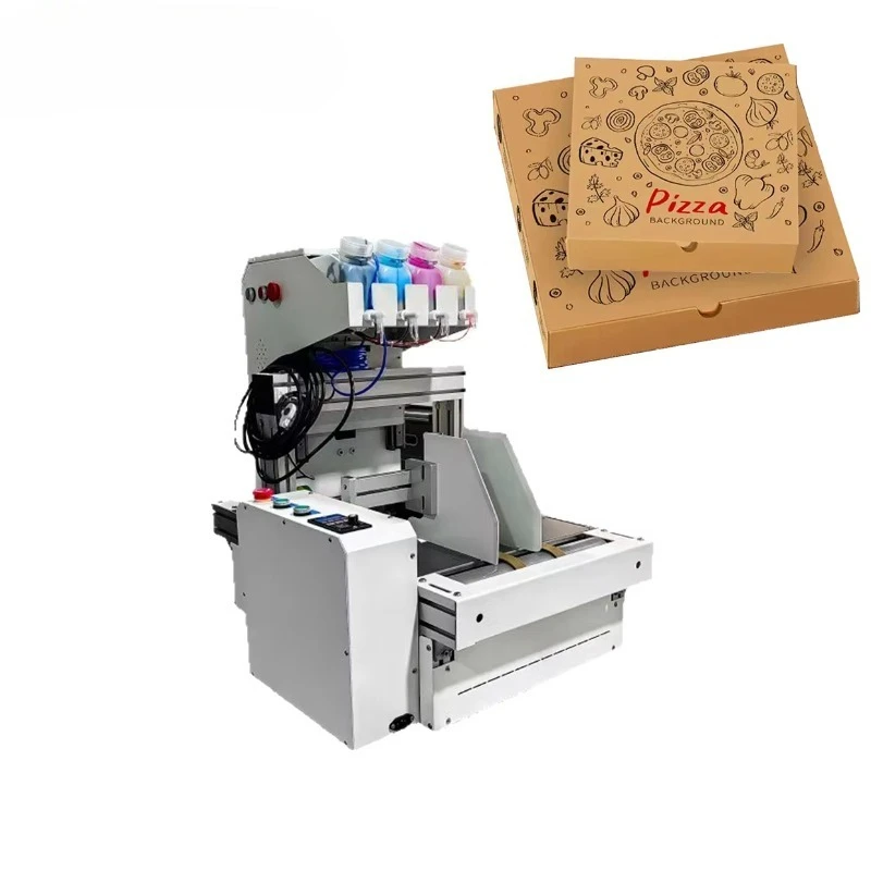 Selling automatic continuous ink supply desktop paper cup printer, small and efficient OnePass desktop digital printing machine