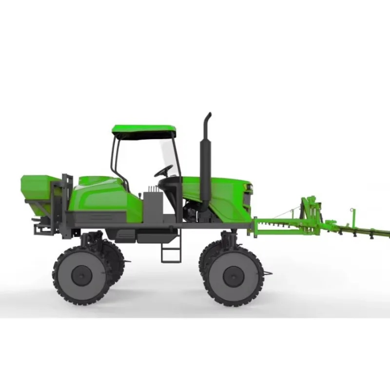 Autonomous Robot Machine Farm Field Orchard Agriculture Chemical Pump Hose Self Propelled Boom Hydraulic Adjustable Sprayer