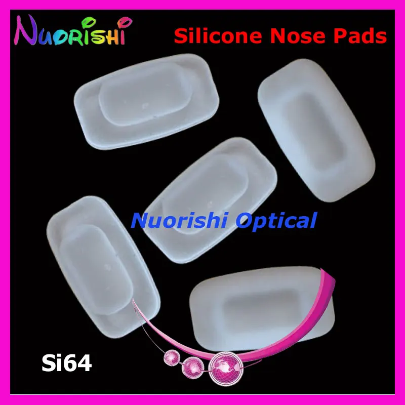 

2000pcs Si64 Very Soft Frosted Silicone Eyeglass Eyewear Nose Pads Accessories 10.5mm Free Shipping