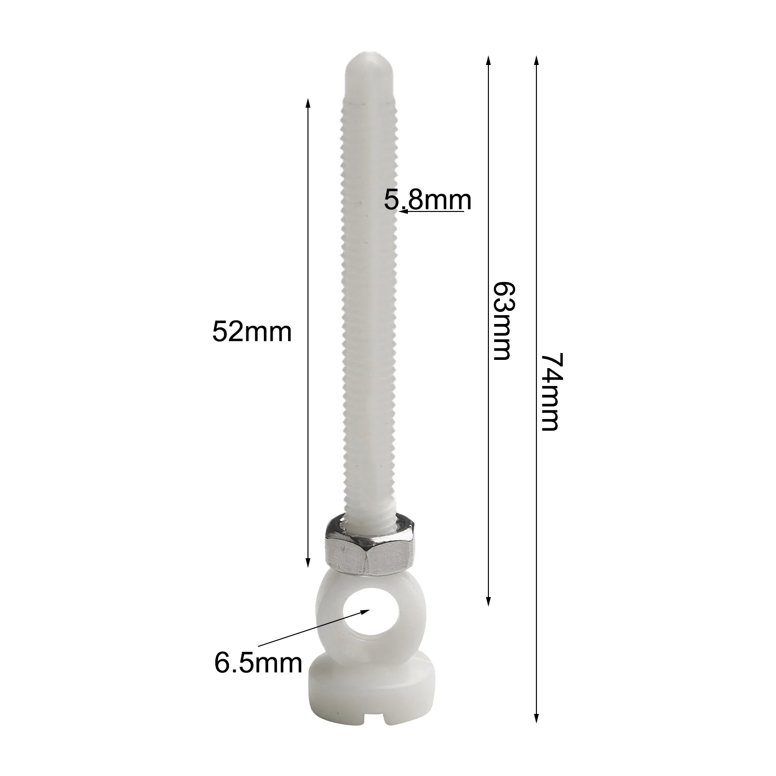 1pc 62/74mm Plastic Sink Screw - Home Hardware Bathroom Sinks ulasan dan harga