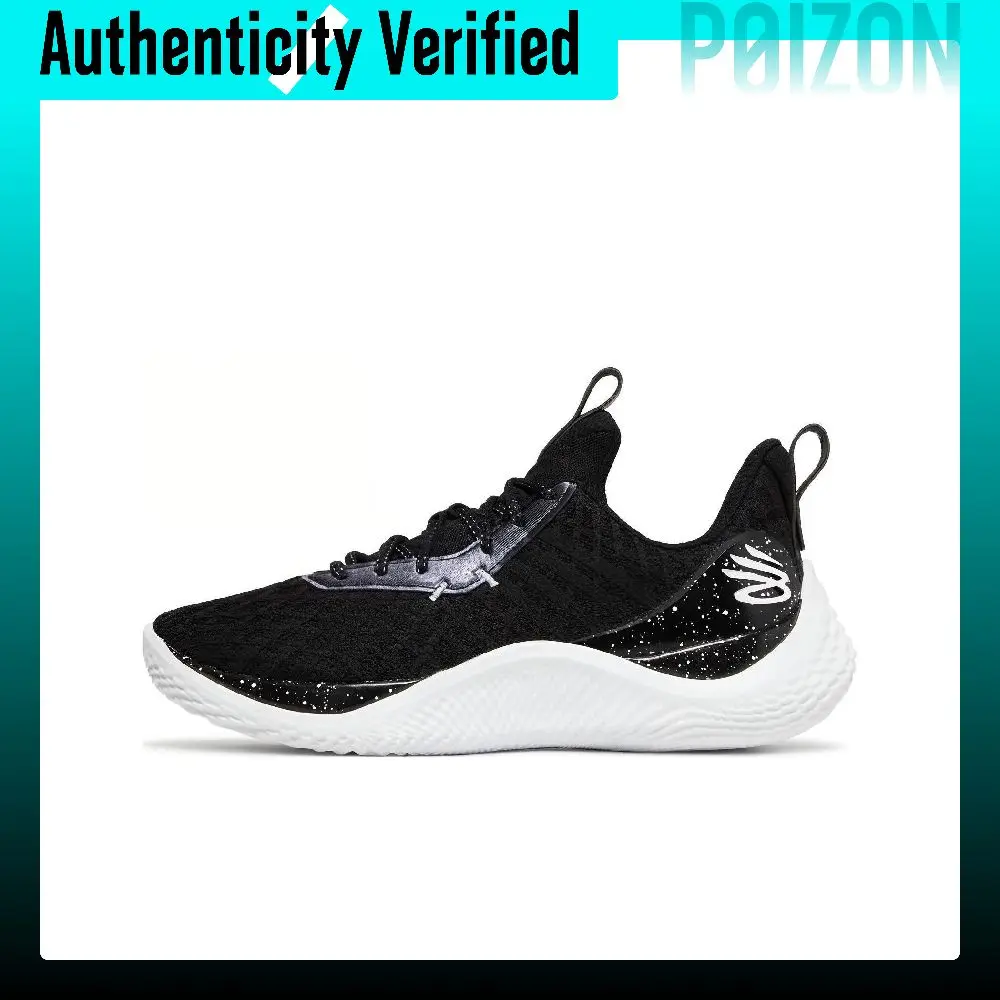 Under Armour Curry Flow 10 Basketball Shoes Men's Low Top Black 3026624001