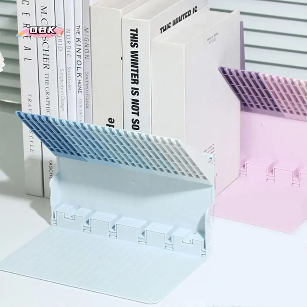 

INS Gradient Color Piano Key Bookend Thickened Home Office Organ Book Stand High Quality Desk Book Holder Bookshelf