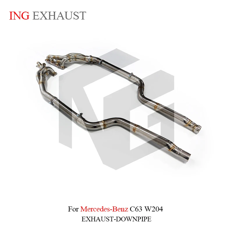 ING Manifold Performance Exhaust Tube for Mercedes Benz AMG W204 C63 6.2L Engine Header Displacement Power Race TOOLS  system