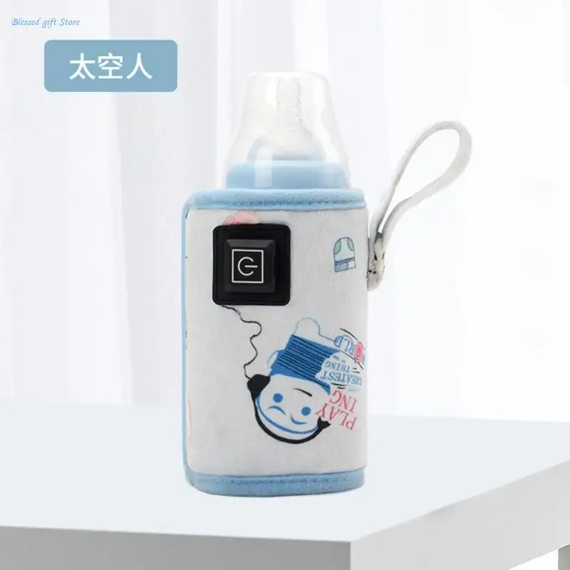 USB Travel Bottle Warmer Cover Milk Water Heater Keeper Outdoor Bottle Warmer