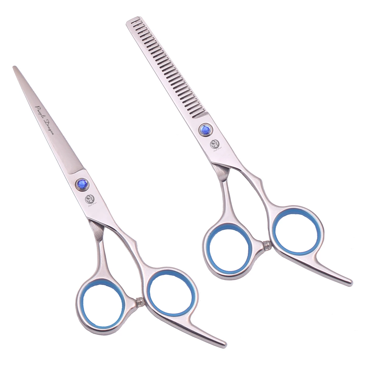 Z1001 6" Lila Drachen Edelstahl Shiny Friseur Schere Schneiden Scheren Verdünnung Schere Haar Professionelle