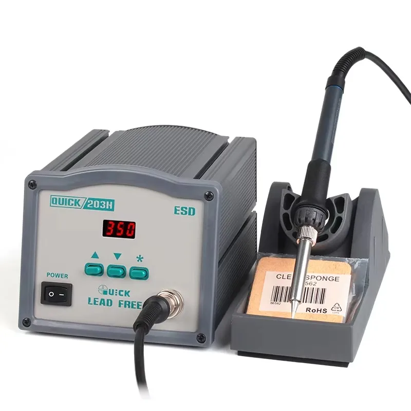 

【specialized】High Frequency Soldering Station Quick Digital Rework Station 220V BGA ESD Lead Free Welding Tool Kit 203H 205H 20
