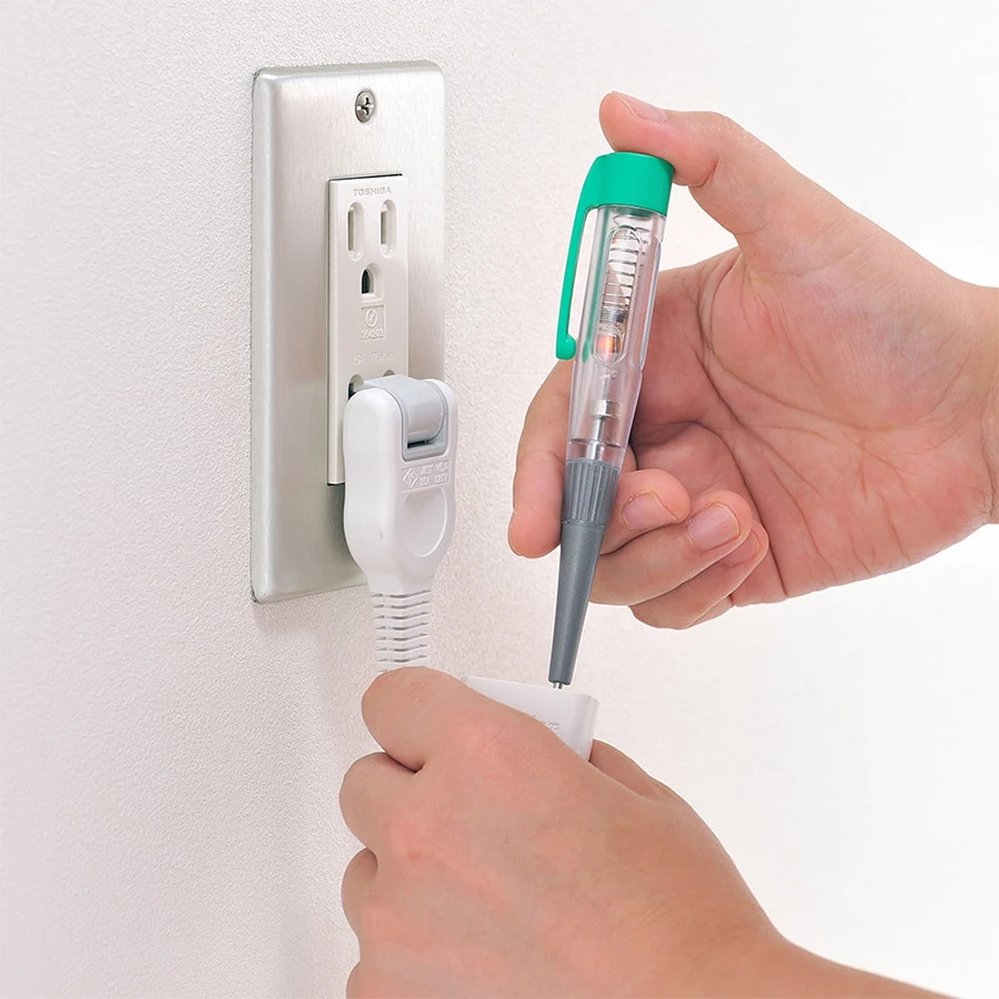 ANEX NO.1035-L Neon Voltage Tester Pen AC100-220V Japan Made Safe Electrician Wiring Test Hand Tool