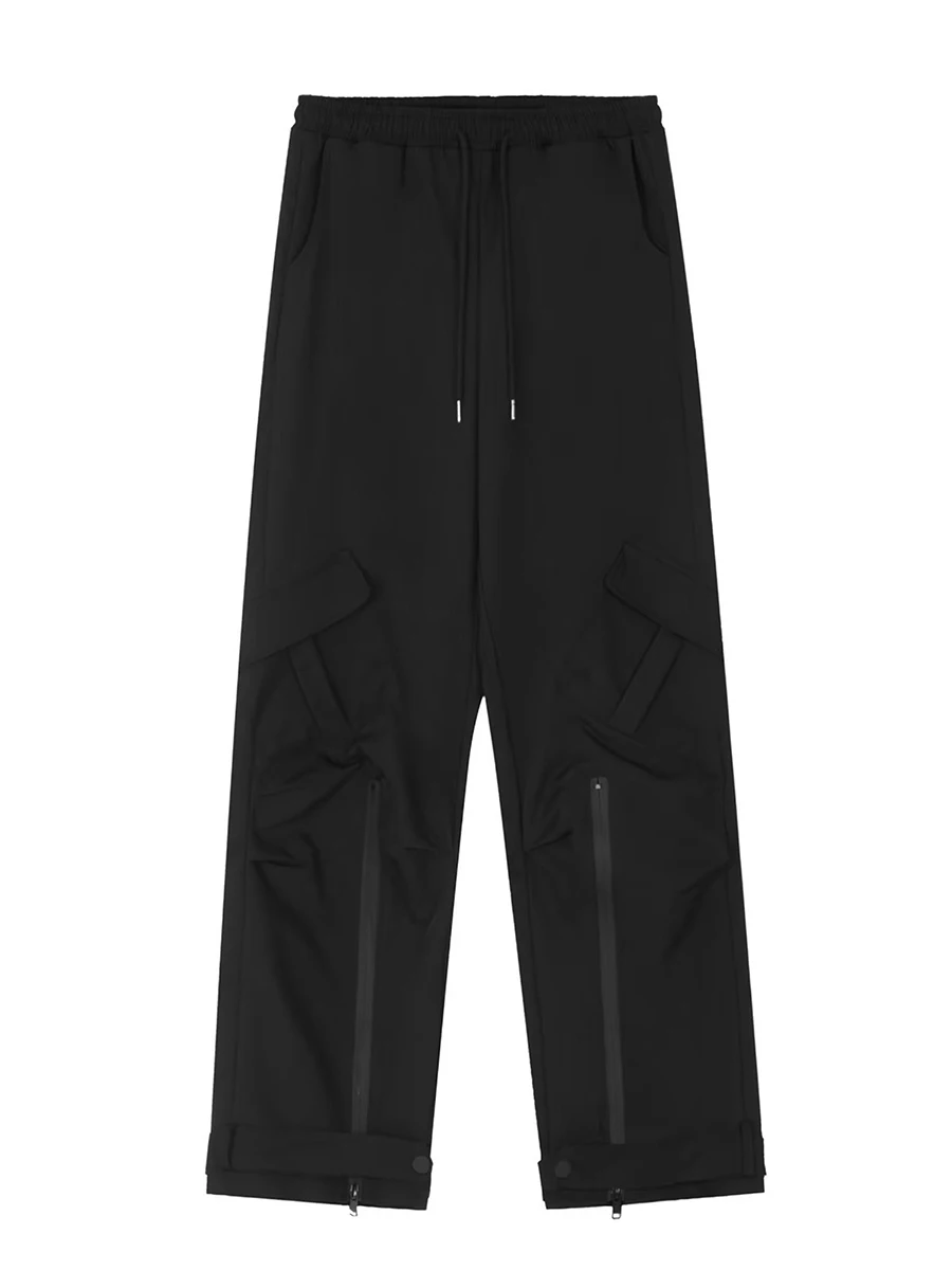 

Parachute Pants for Women Baggy Cargo Pants Drawstring Elastic High Waist Y2K Pants with Pockets Relaxed Jogger