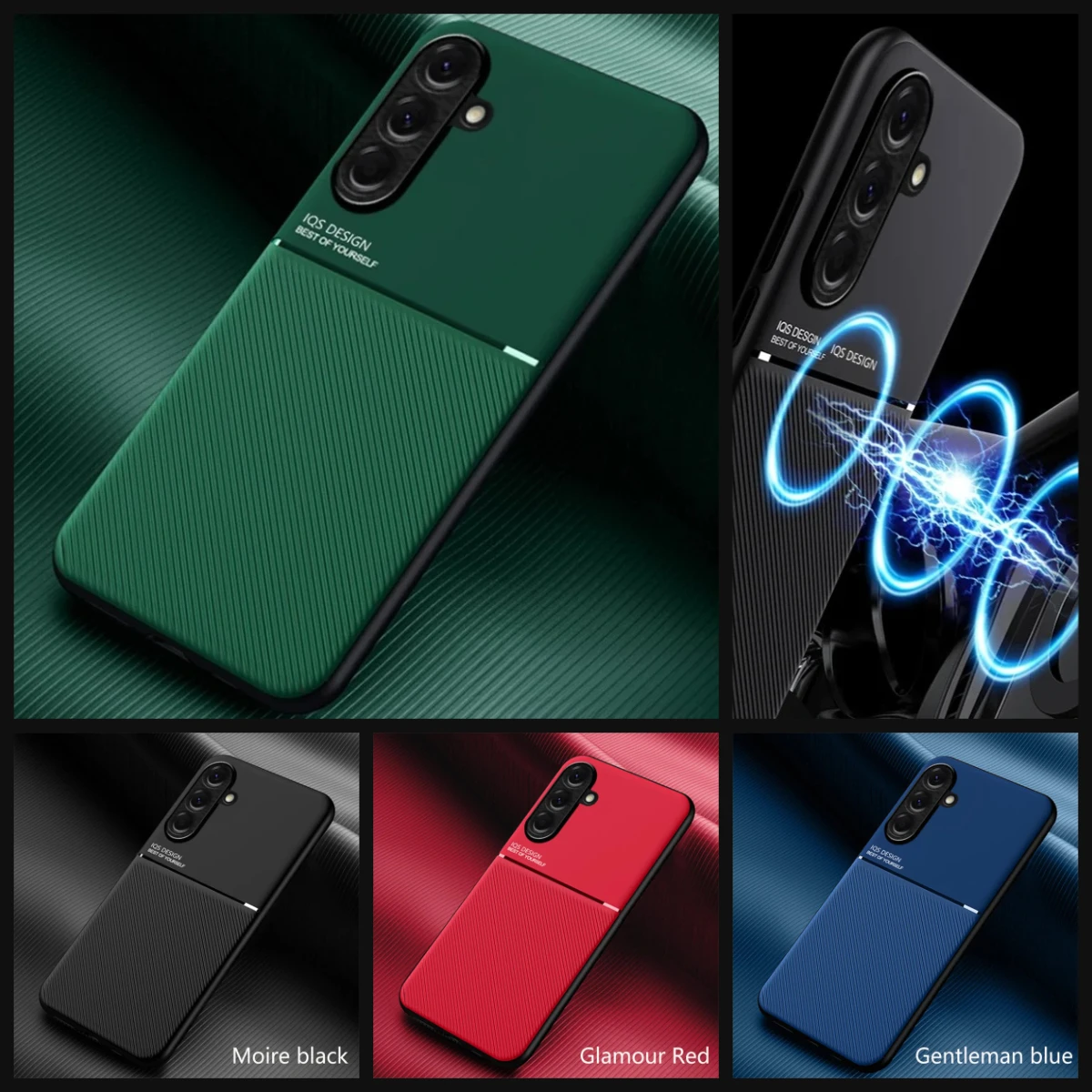Magnetische Leder-Handyhülle für Samsung Galaxy A17 A07 A37 A57 A06 4G A26 A36 A56 A16 A06 5G A 17 16 26 36 56 Soft Back Cover
