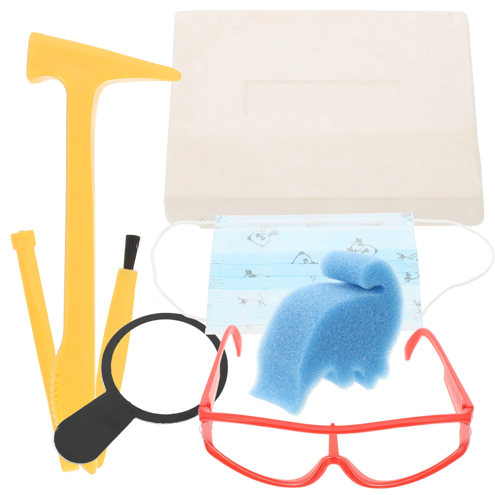 

1Set Dinosaur Excavation Kit Educational Digging Set for Kids Develop Fine Motor Skills Paleontology Learning