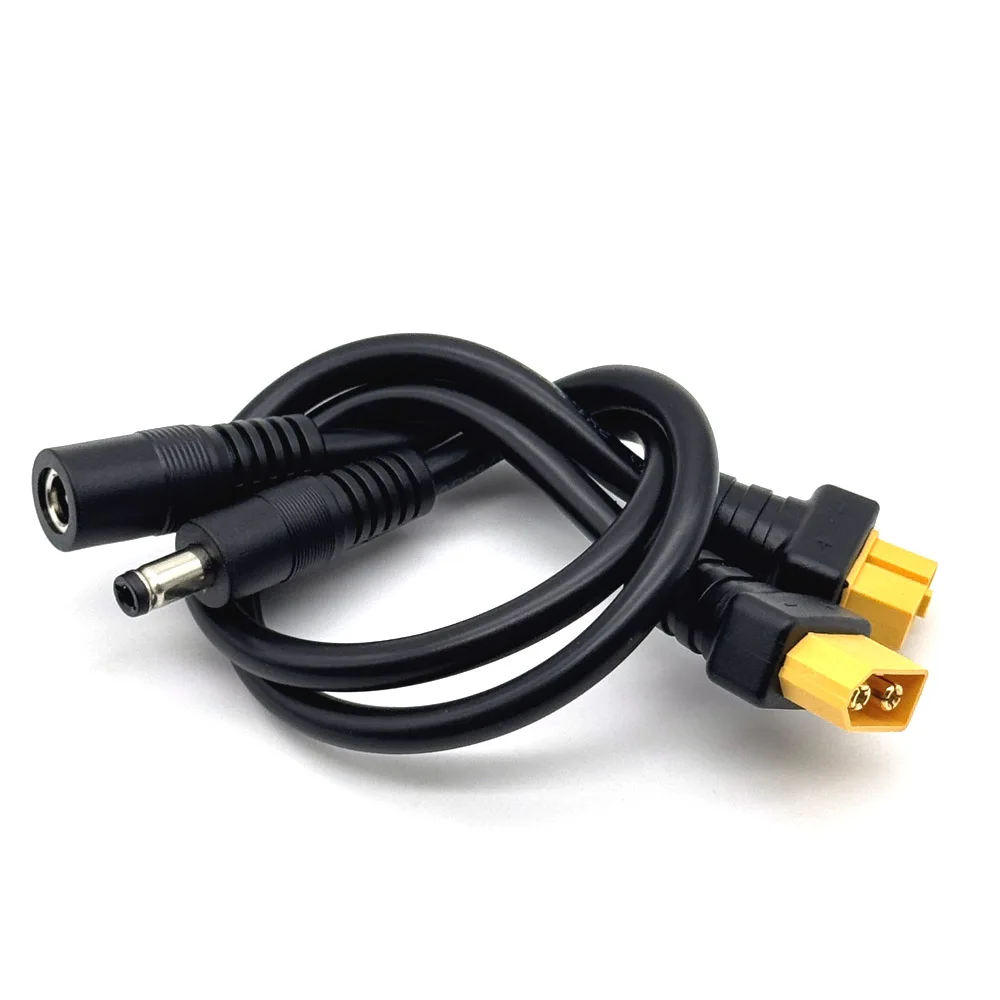 1PCS XT30 XT60 T Plug Female Male To DC 5.5*2.1mm Connector Battery Charging Adapter Cable Conversion Wire for DC Power Charger
