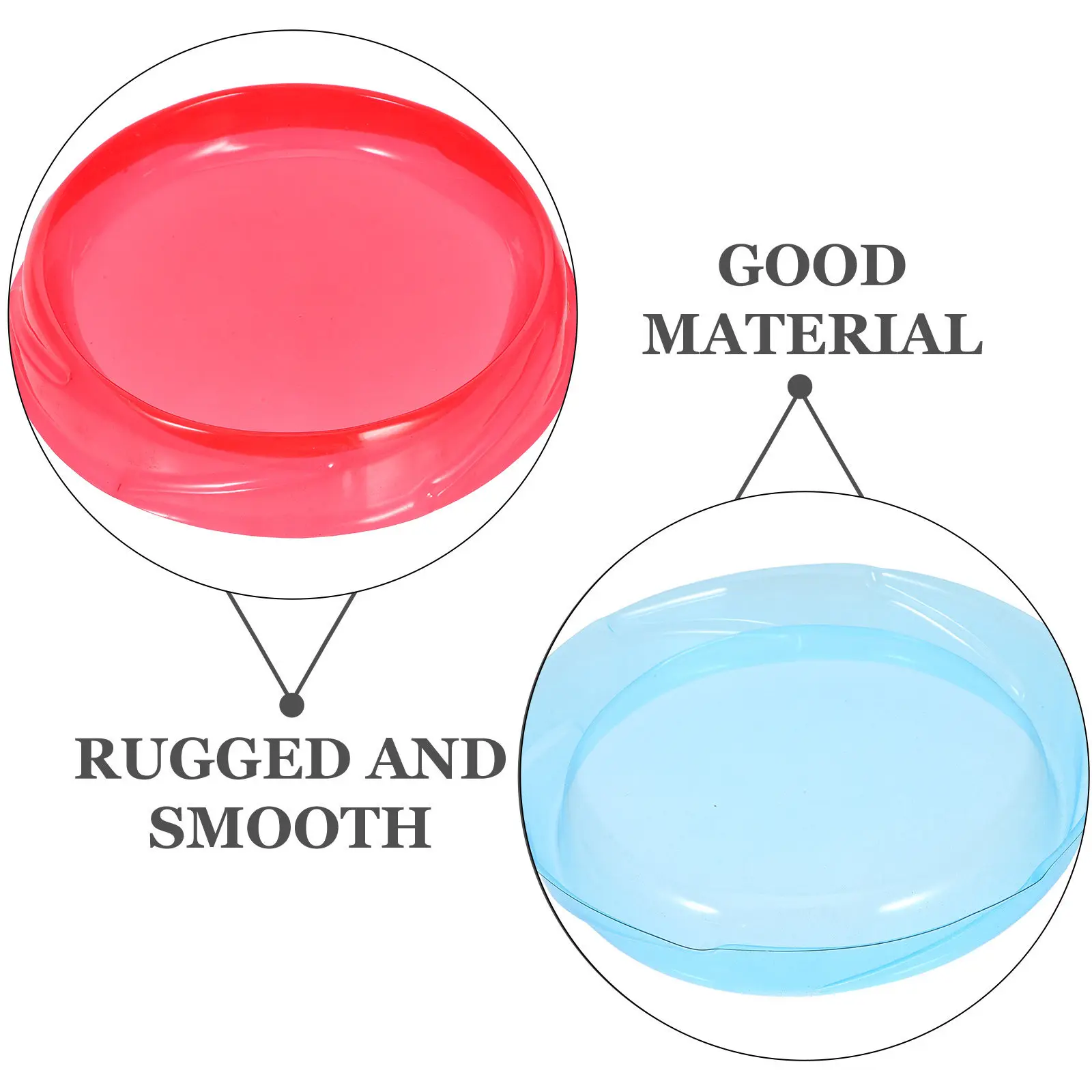 4Pcs High Precision Gyro Match Stadium Plastic Battling Board Ideal for Competitive Spinning Top Practice Family Interaction Fun