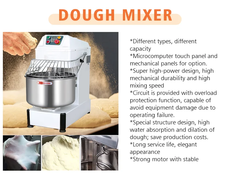 One-stop Solution Dough Sheeter Divider Dough Mixer Pizza Oven Commercial Bread Making Machine Baking Bakery Equipment