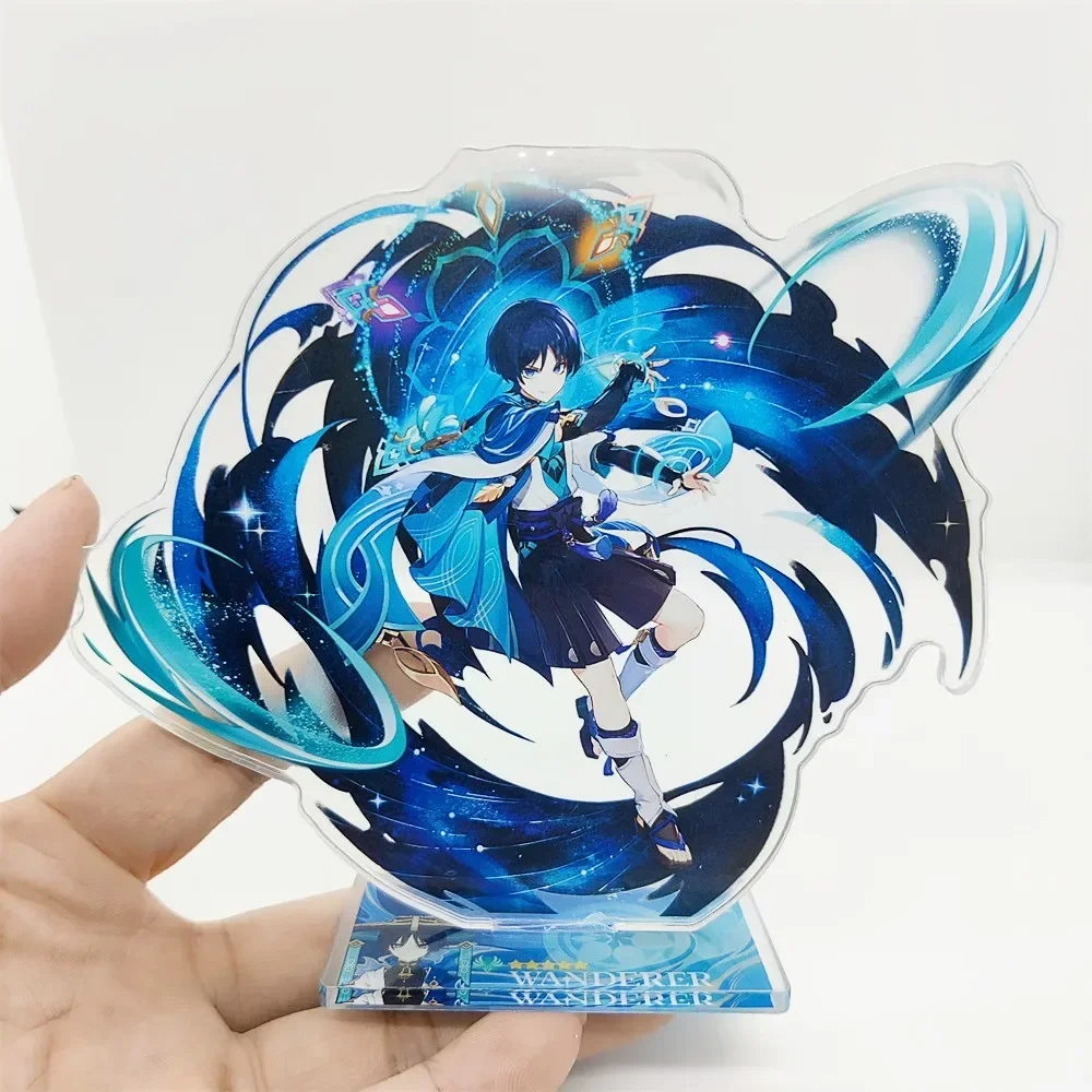 Anime Figure Impact Wanderer Nahida Cyno Yelan Acrylic Stand Model Plate Desk Decor Standing Sign Fans Gift