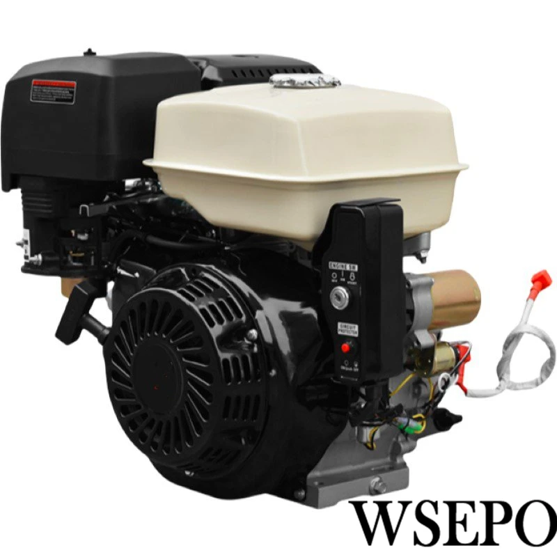 Doskonała jakość! WSE-188F poziome 13HP 389CC chłodnym powietrzem, 4 suwowy silnik gazowy wykorzystywane do Gokart pompa wody Generator maszyna do