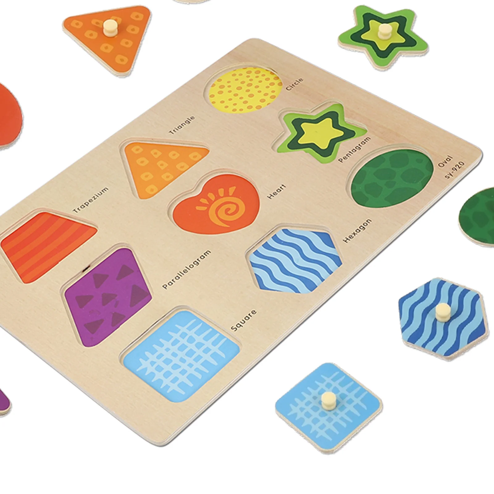 

1 комплект, деревянная доска-головоломка, мультяшная головоломка, обучающее обучение, распознавание цвета формы для детей дошкольного возраста