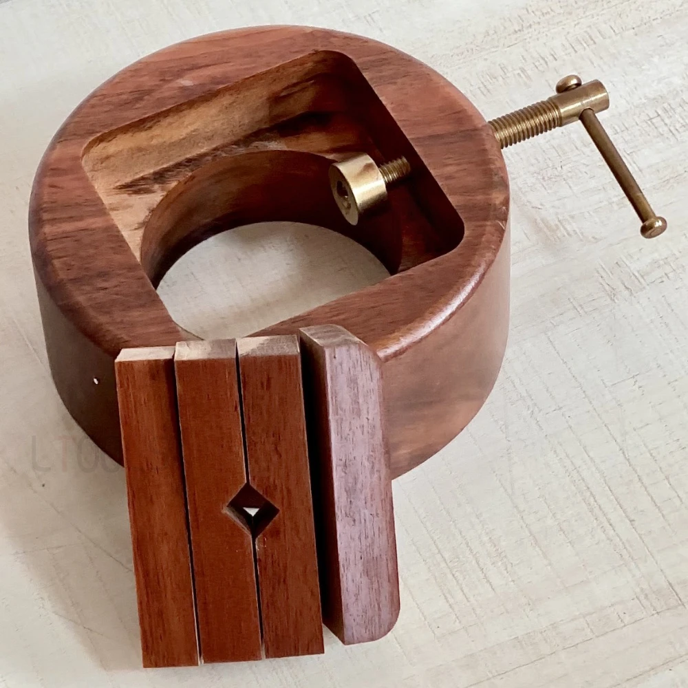 

1 шт., фиксатор для резьбы по уплотнения, прочное ручное приспособление, регулируемый винтовой фиксатор из цельного дерева, уплотнение, гравировальный стол, вспомогательные стабильные инструменты