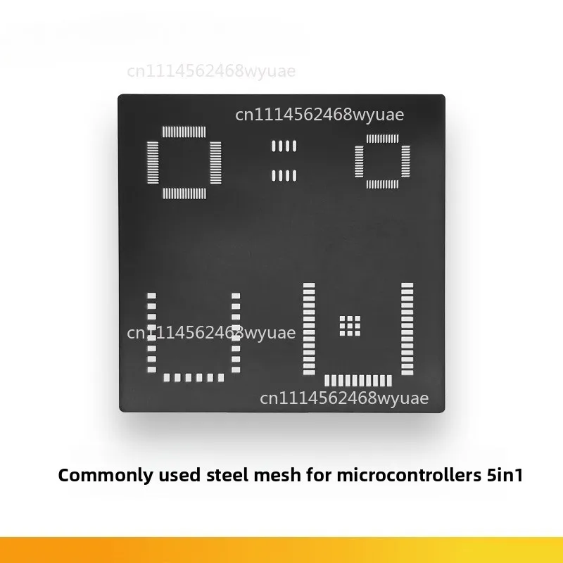 Stencil for QFP QFN SOP BGA Chips, DIY Maintenance Solder Stencil for STM32 ESP STC Microcontroller IC Repair