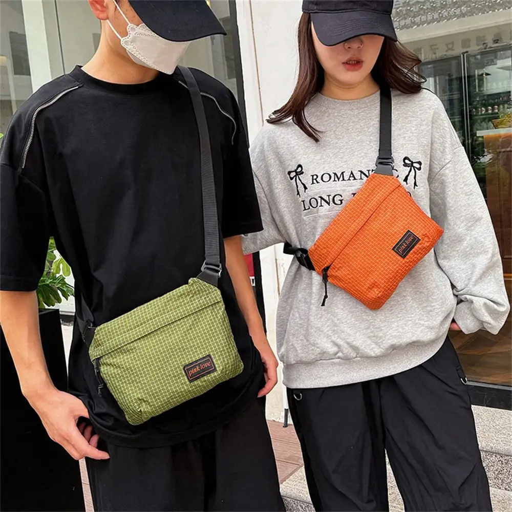 Casual Large Capacity Couple Shoulder Bag Portable Versatile Messenger Sling Bag Waist Pack for Women Men