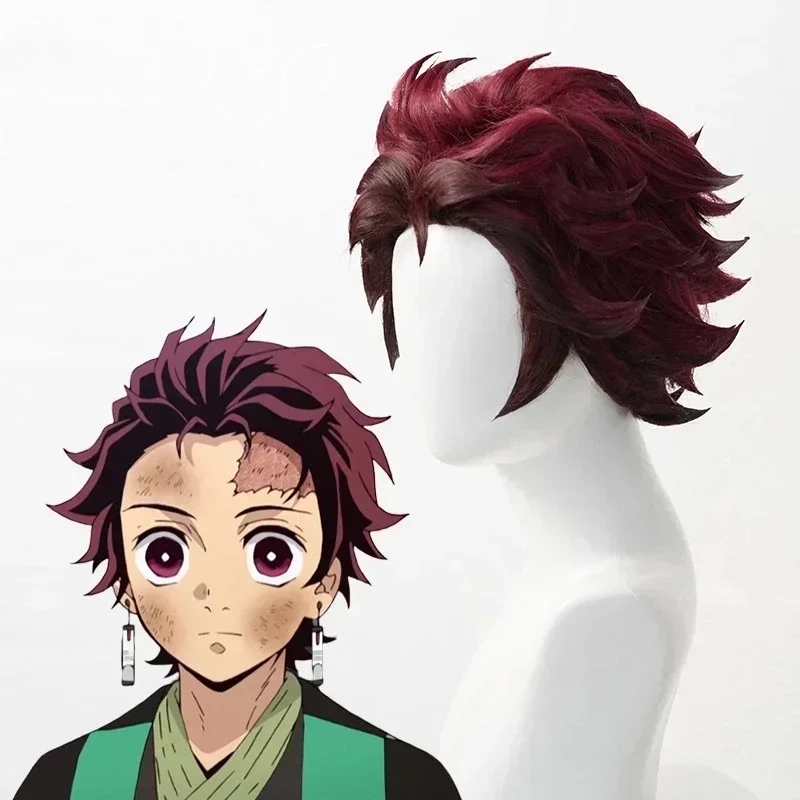 

Аниме, демон, Moordenaar Kimetsu No Yaiba Tanjiro Kamado, косплей, Коте, кастаньебруин, гиттеретодигитара
