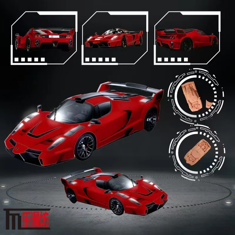 

[Предпродажа] LeManFang LMF 1:64 Enzo MIG-U1 Жемчужно-белый красный Centenario Литая под давлением модель автомобиля