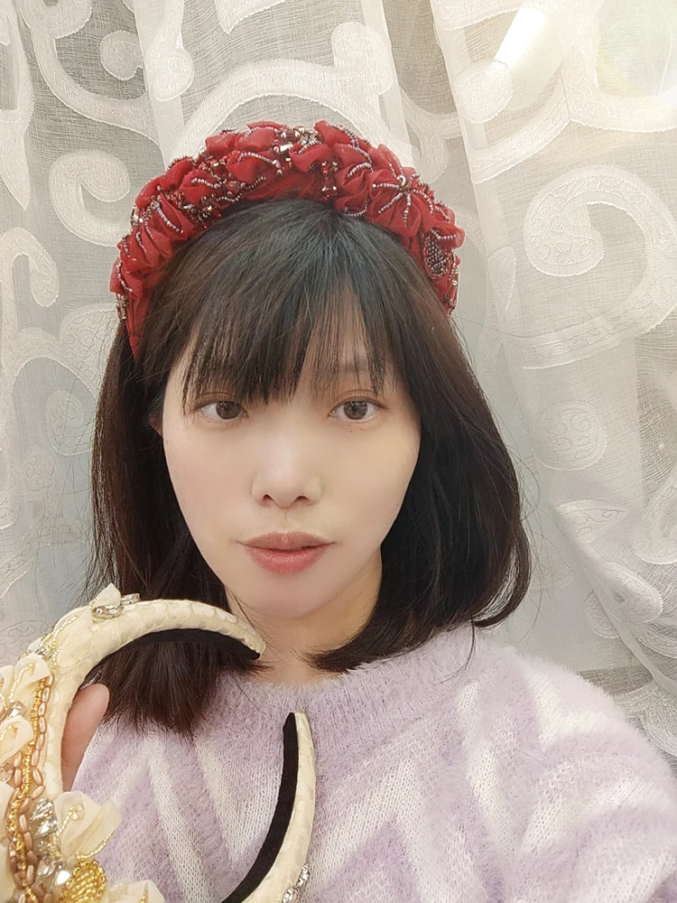 original-design-crystal-lace-hairband-women's-high-hairline-anti-slip-wide-diamond-embedded-headband-faionable-hair-ac