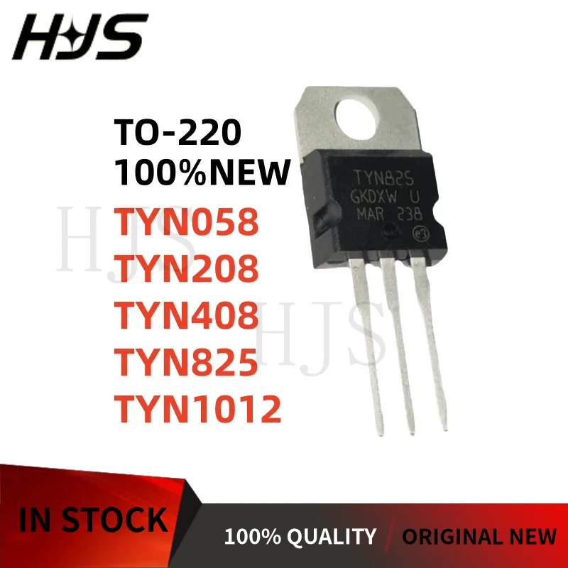 10PCS 100%NEW TYN058 TYN208 TYN408 TYN825 TYN1012 TO-220 TYN058 208 408 825 1012 In stock