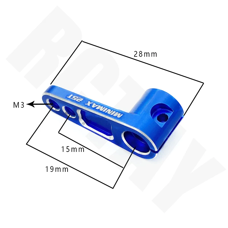 Aluminum Alloy 25T Steering Servo Arm Horn for RC Trax/xas Car Crawler Large Torque Digital Coreless Servo Parts