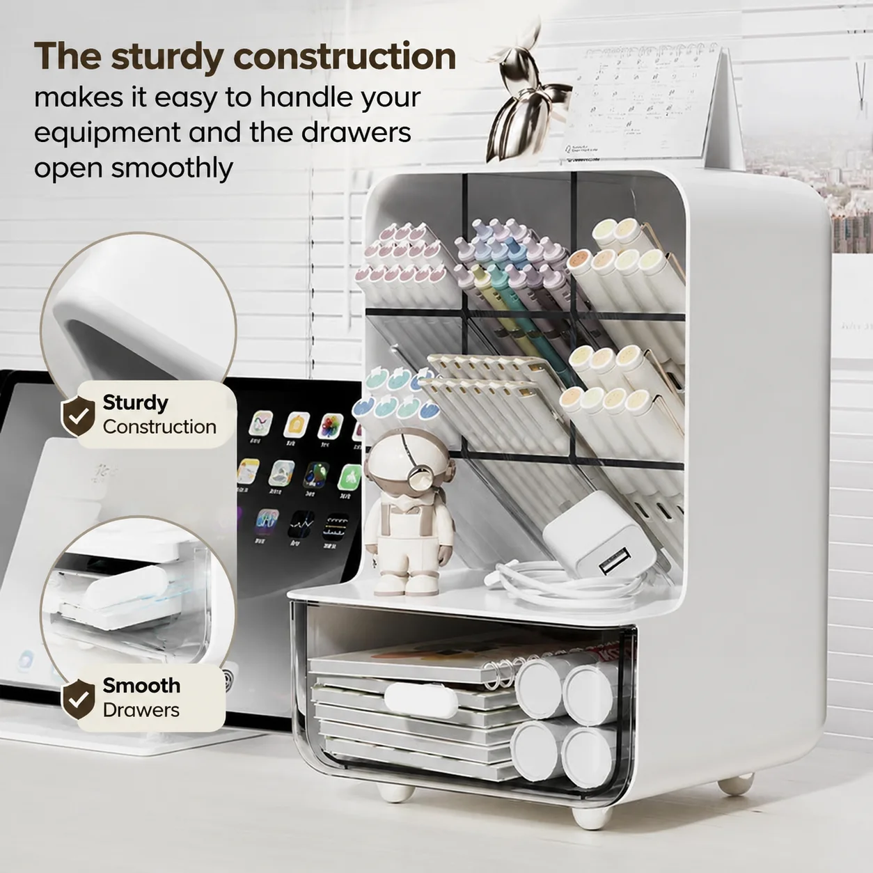 منظم أقلام متعدد الطبقات مائل، - مراجعة Tech Office Accessories وسعره