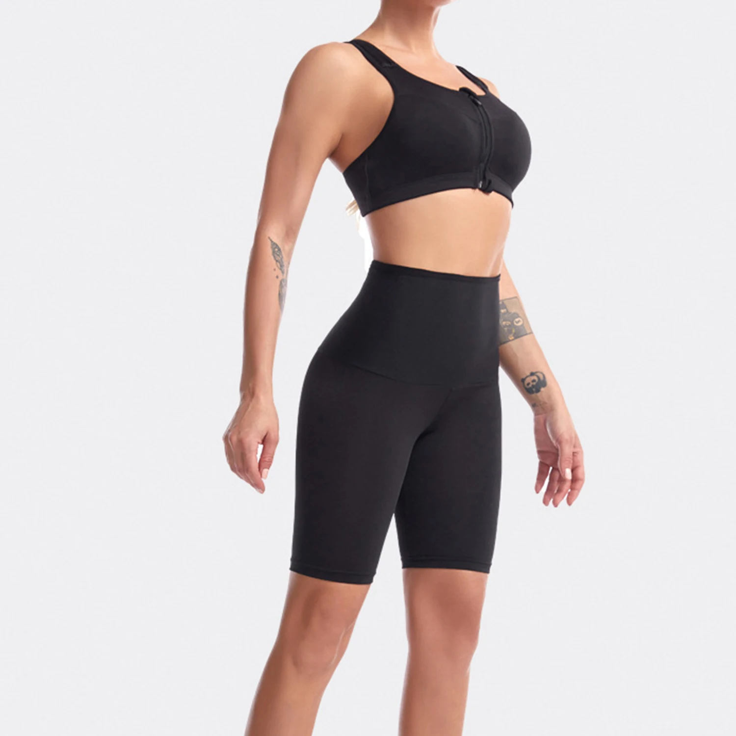 1pc 女性のサウナショーツハイウエストコルセット汗強化サーモショーツ減量ワークアウトジムフィットネスシェイプウェア