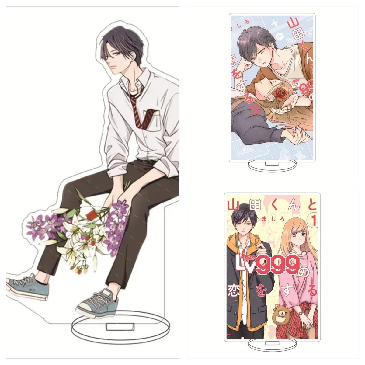 

Anime My Love Yamada-kun At Lv999 Acrylic Stand Model Figure Cosplay Plate Holder Topper Fans Christmas Desk Decor Plate Gift