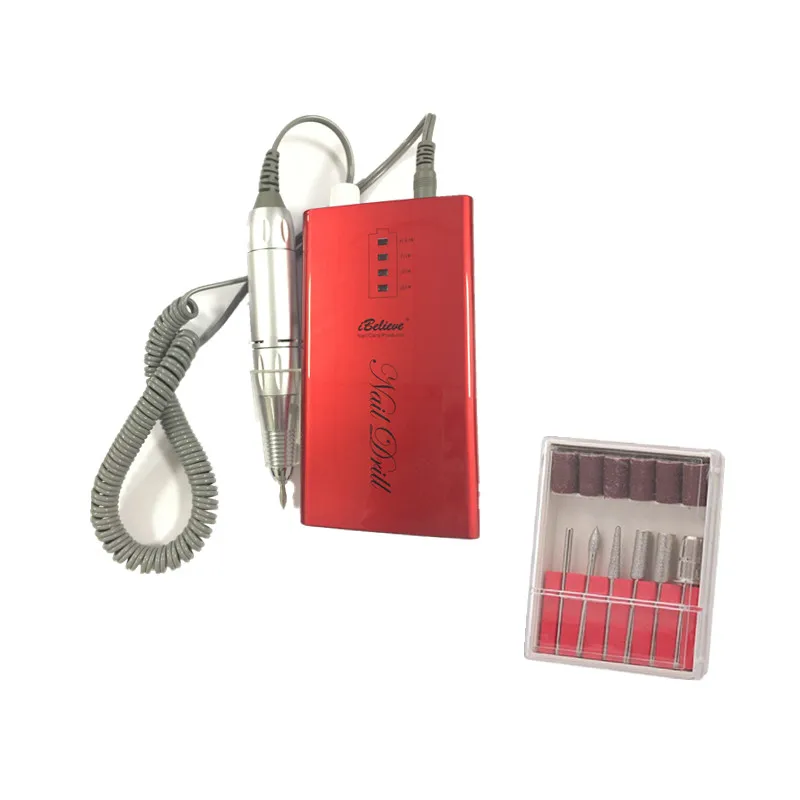 36W Portable Manicure Nail Drill Machine 30000RPM Cordless Rechargeable Made of Plastic